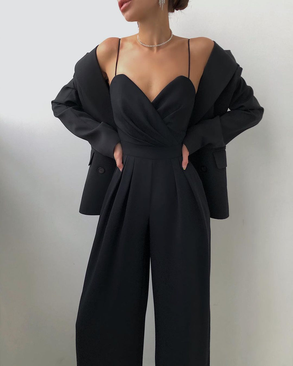 Marchmel | Combinaison femme élégante taille haute silhouette élancée
