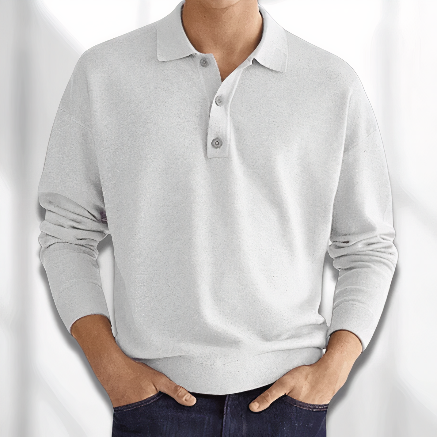 Marchmel | Homme Polo Manches Longues Élégant Automne