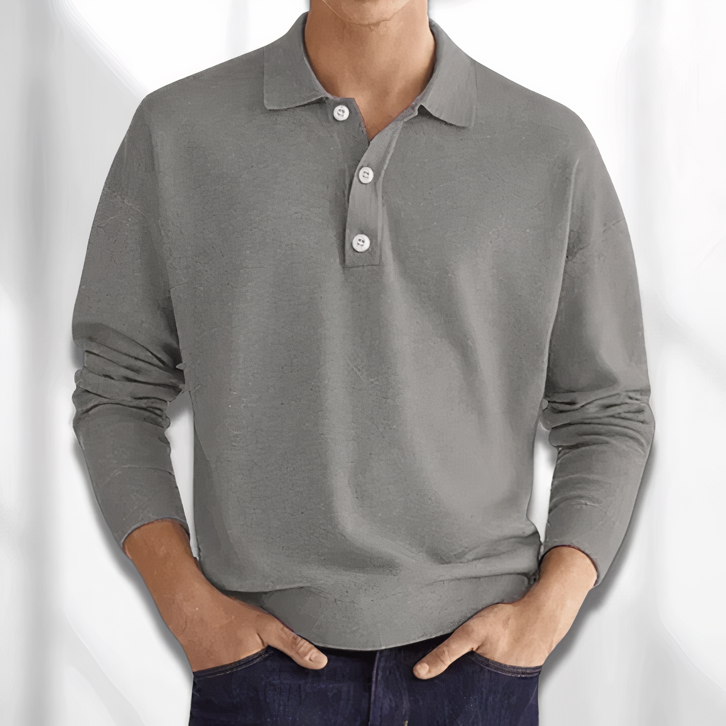 Marchmel | Homme Polo Manches Longues Élégant Automne