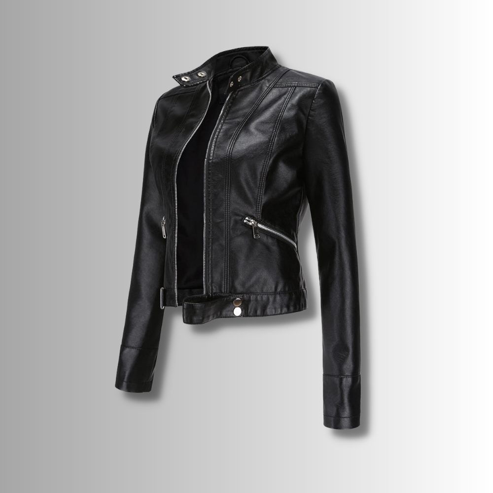 Marchmel | Femme Veste en Cuir Élégante Premium Marlene