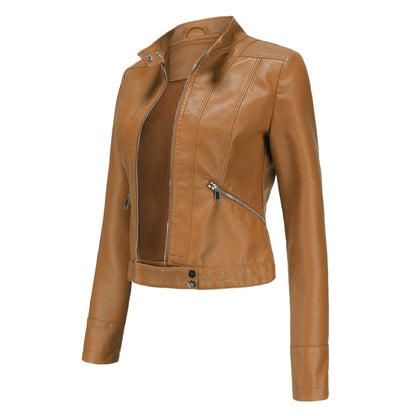 Marchmel | Femme Veste en Cuir Élégante Premium Marlene