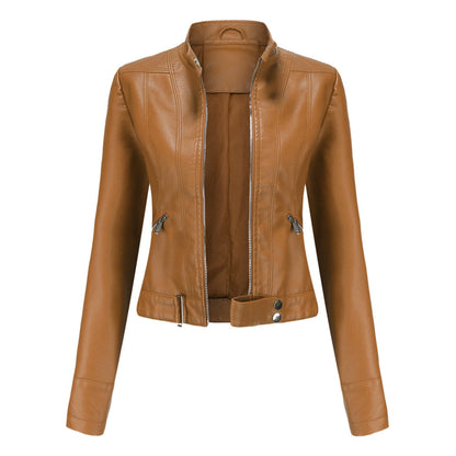 Marchmel | Femme Veste en Cuir Élégante Premium Marlene