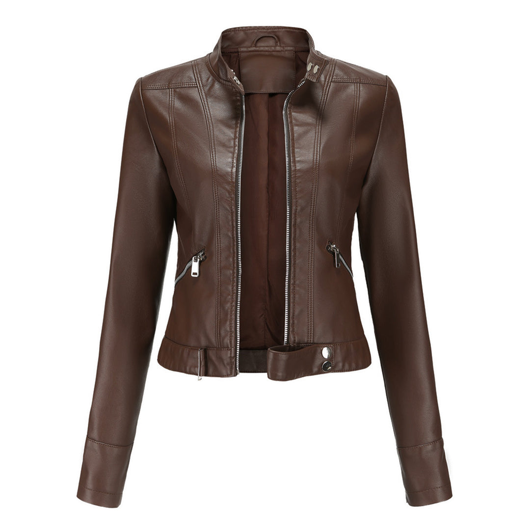 Marchmel | Femme Veste en Cuir Élégante Premium Marlene