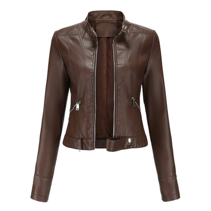Marchmel | Femme Veste en Cuir Élégante Premium Marlene