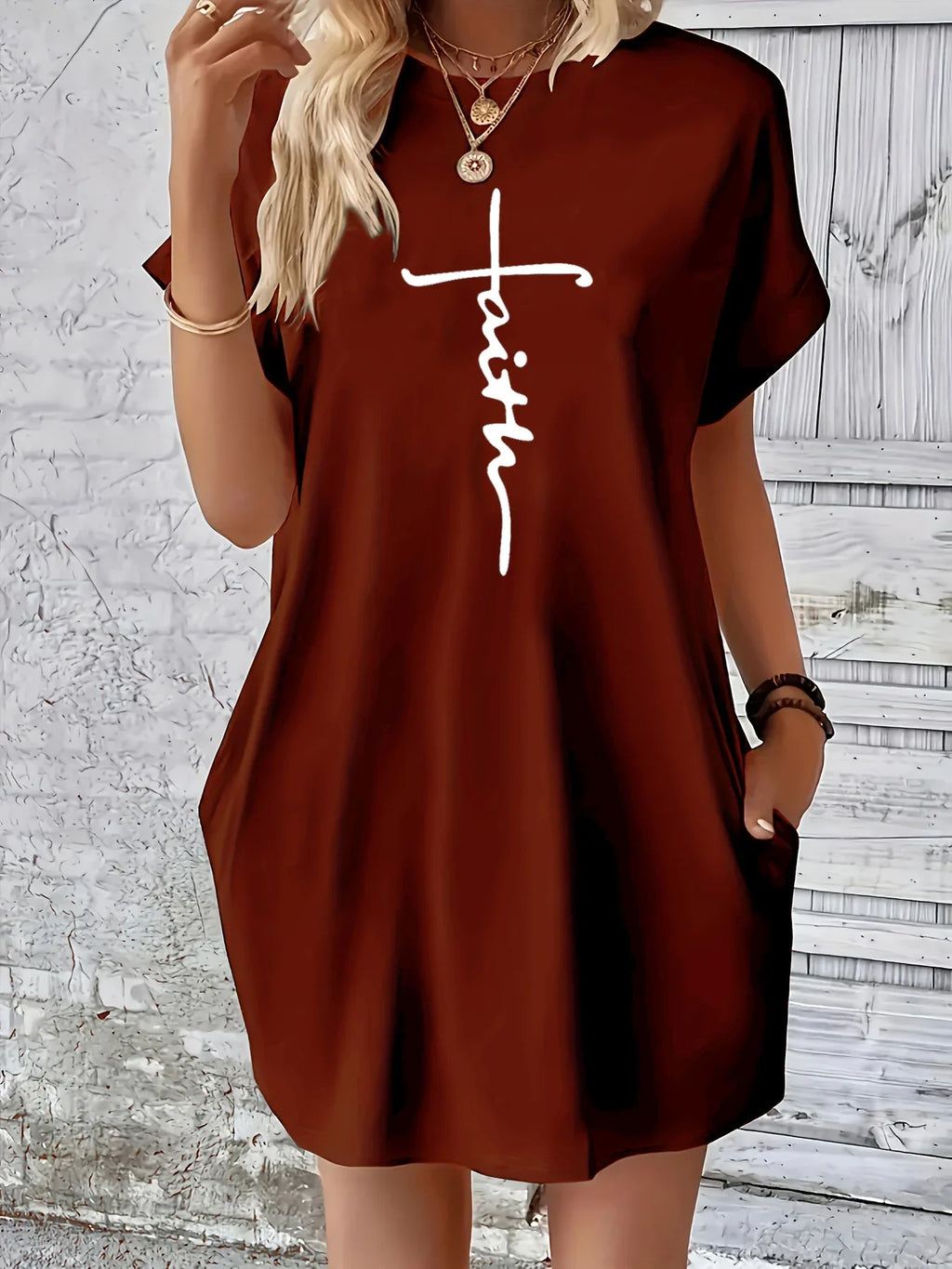 Marchmel | Femme Robe Élégante en Coton