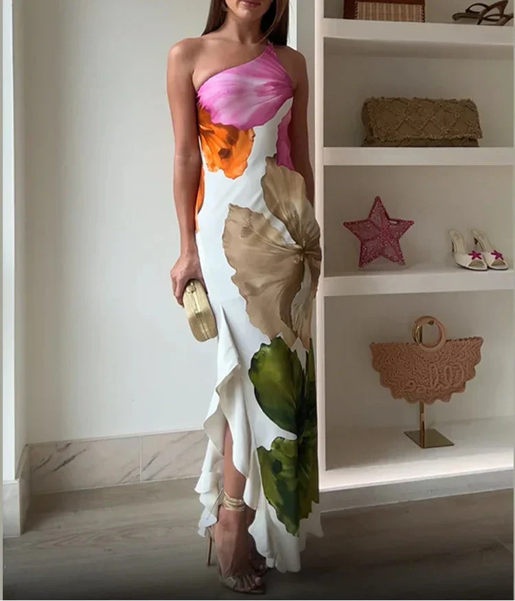 Marchmel | Femme Robe Fleurie Élegante