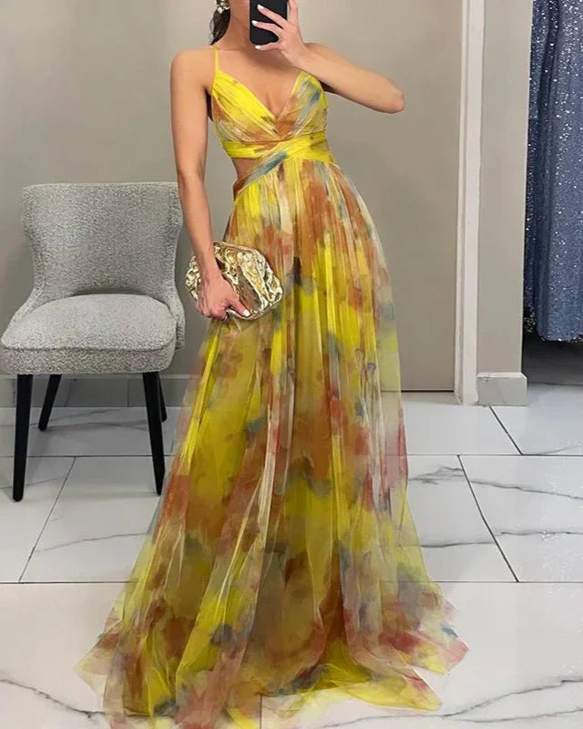 Marchmel | Robe longue florale élégante sans effort