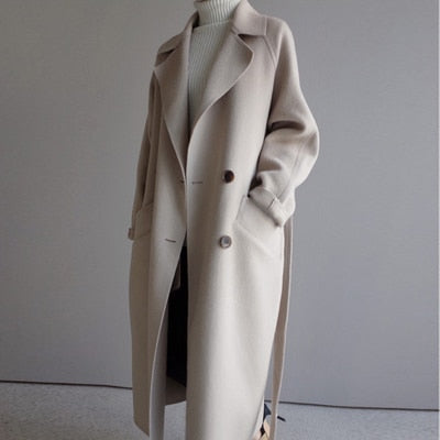Marchmel | Femme Manteau Long en Laine