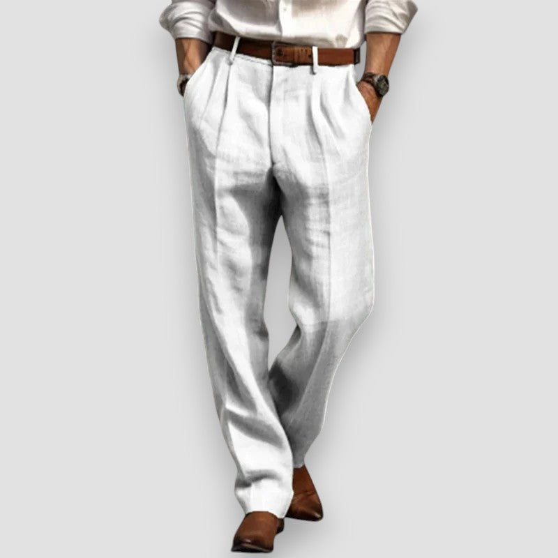 Marchmel | PANTALON EN LIN CLASSIQUE