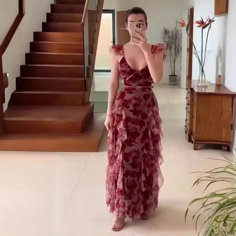 Marchmel | Femme Robe Florale Élégante