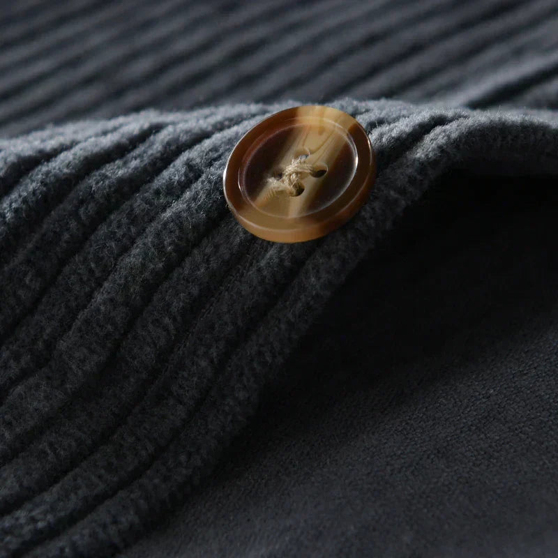 DUMONT LYON | CAMICIA IN VELLUTO COSTINATO