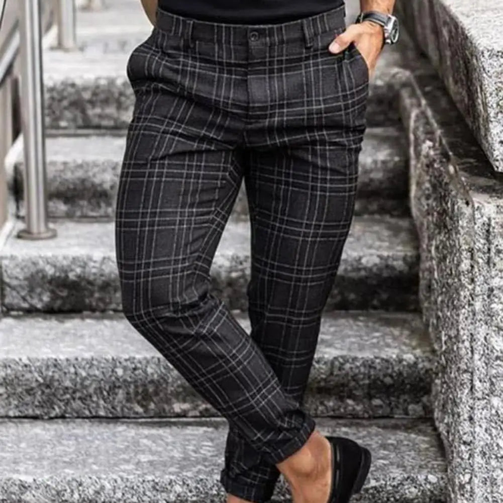 Marchmel | Pantalon Décontracté À Carreaux Pour Homme