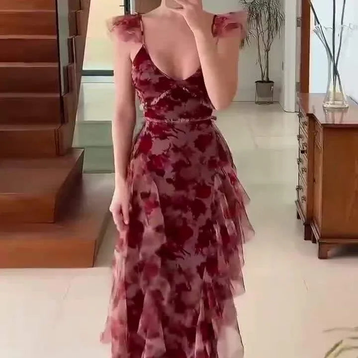 Marchmel | Femme Robe Florale Élégante