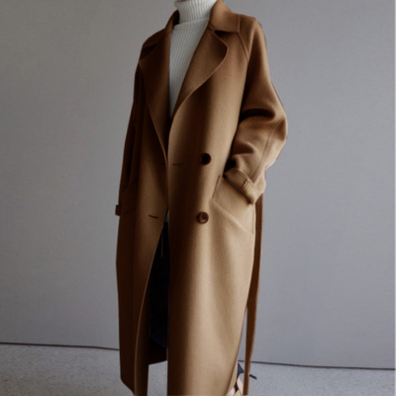 Marchmel | Femme Manteau Long en Laine