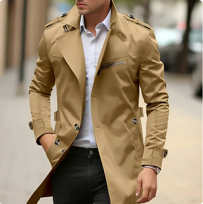 Marchmel | Homme Trench-coat Classique Élégant Automne