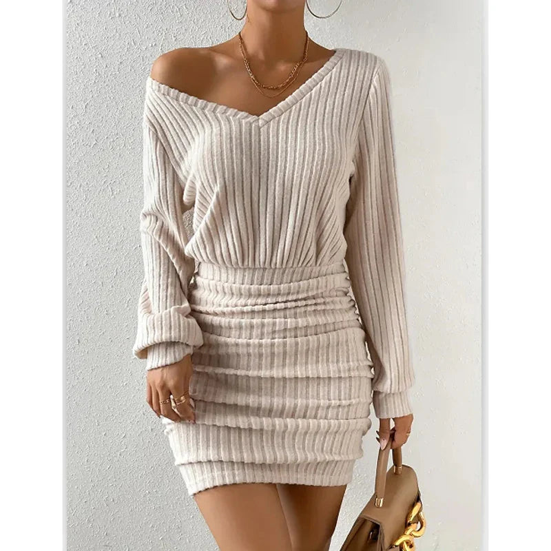 Marchmel | Femme Robe en Maille Confortable