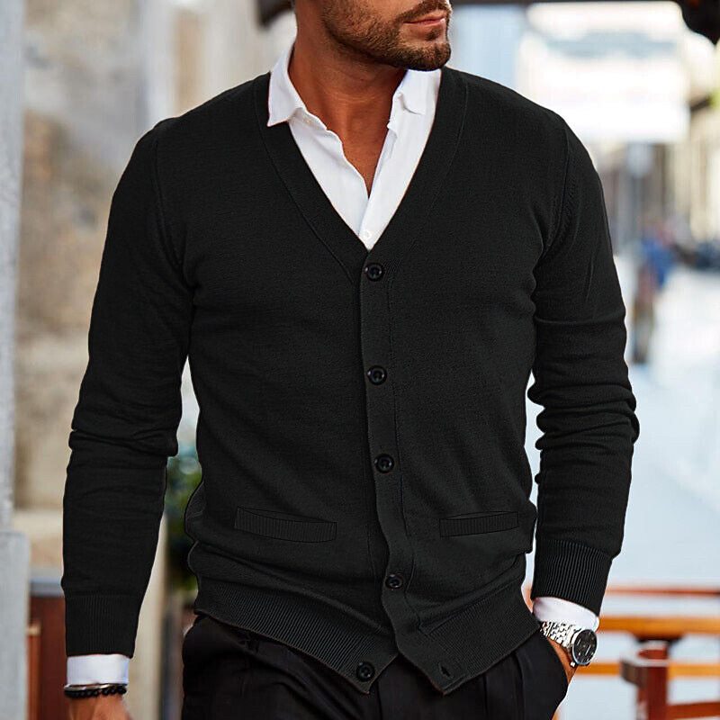 Marchmel | Homme Cardigan Vintage Casual Col en V