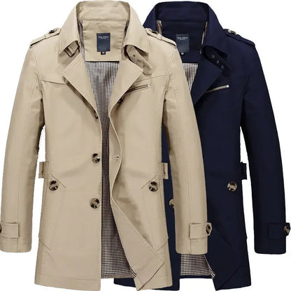 Marchmel | Homme Trench-coat Classique Élégant Automne