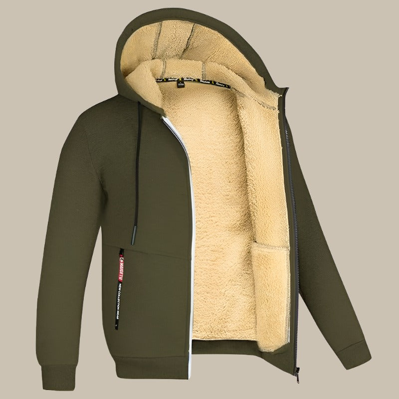 Marchmel | Homme Sweat Sherpa Doublé Polaire Premium