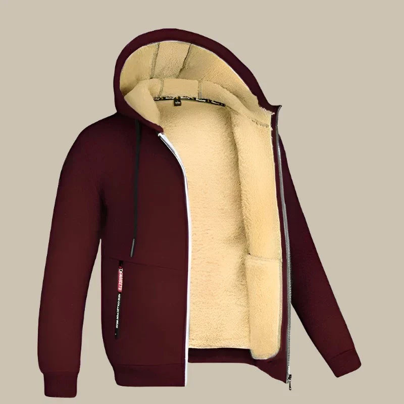 Marchmel | Homme Sweat Sherpa Doublé Polaire Premium