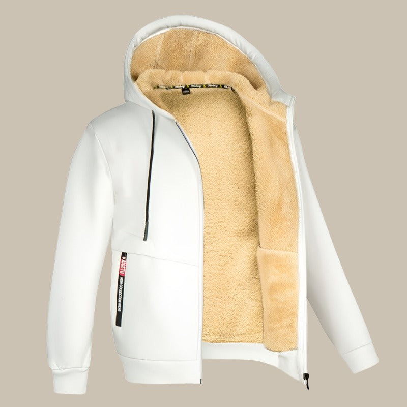 Marchmel | Homme Sweat Sherpa Doublé Polaire Premium