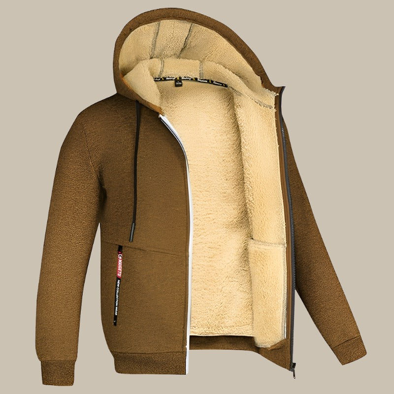 Marchmel | Homme Sweat Sherpa Doublé Polaire Premium