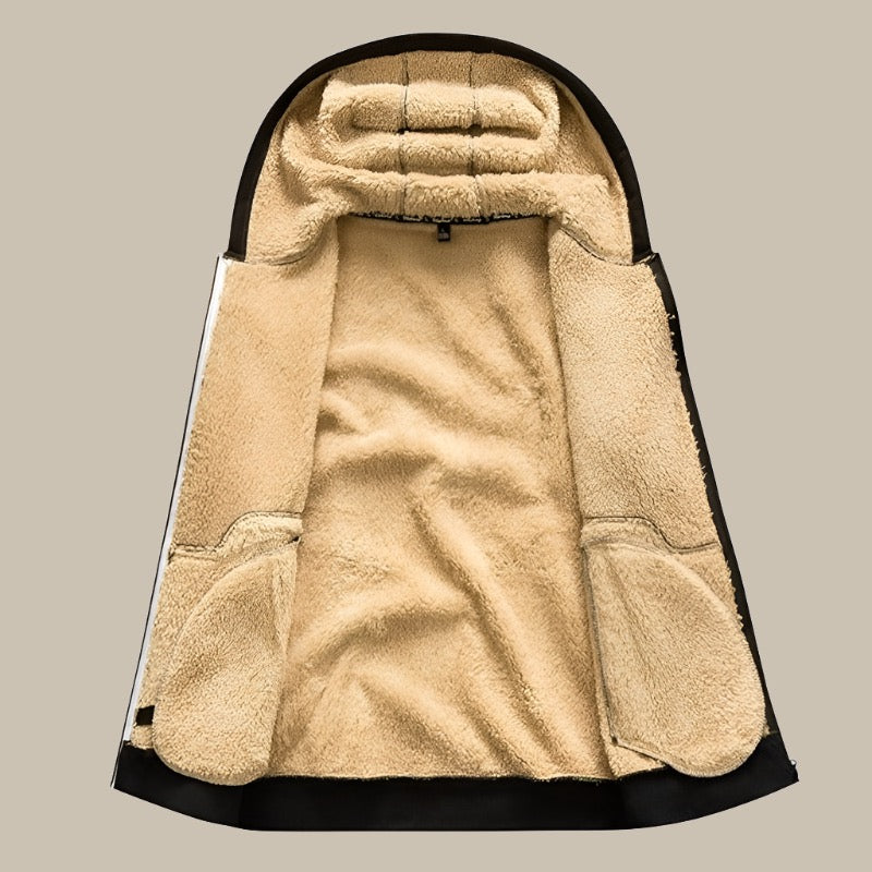 Marchmel | Homme Sweat Sherpa Doublé Polaire Premium