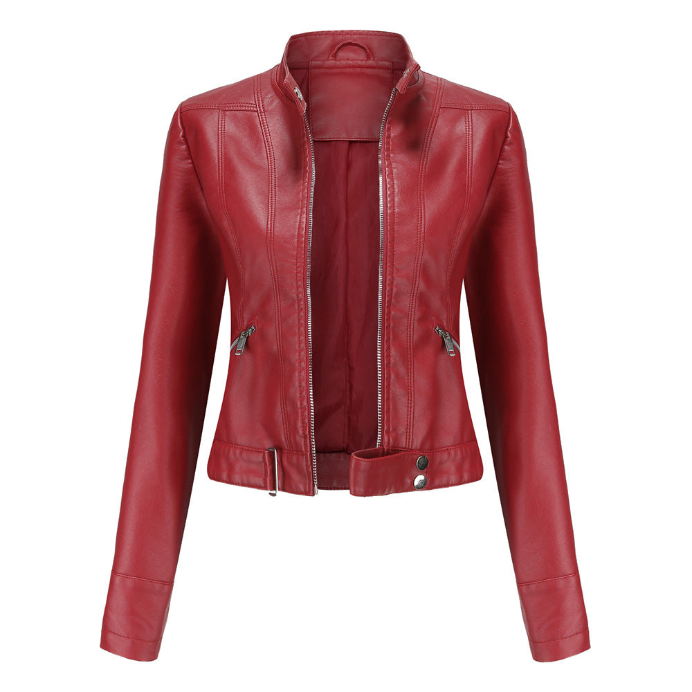 Marchmel | Femme Veste en Cuir Élégante Hiver