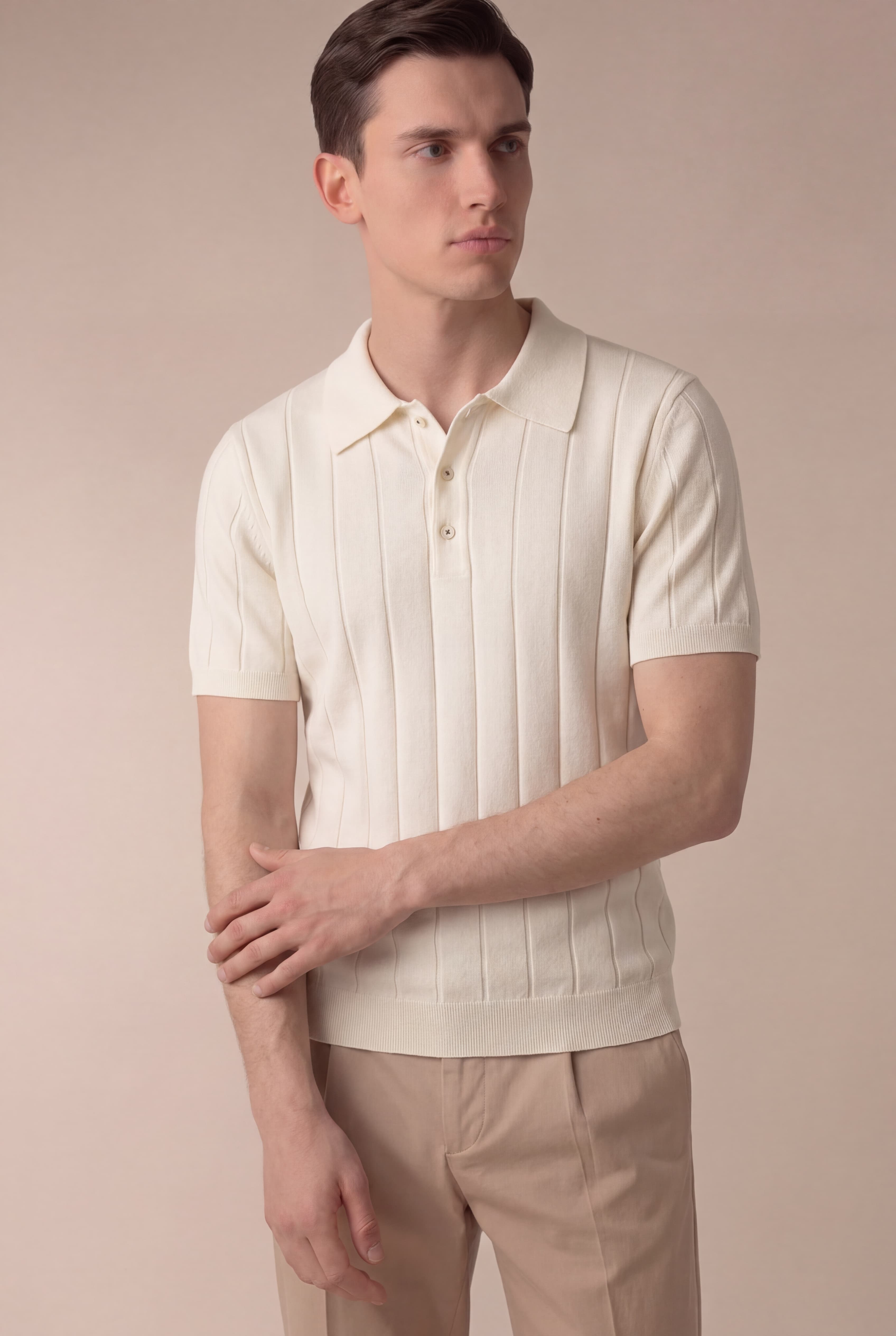 Marchmel | Uomo Polo Venezia Avorio