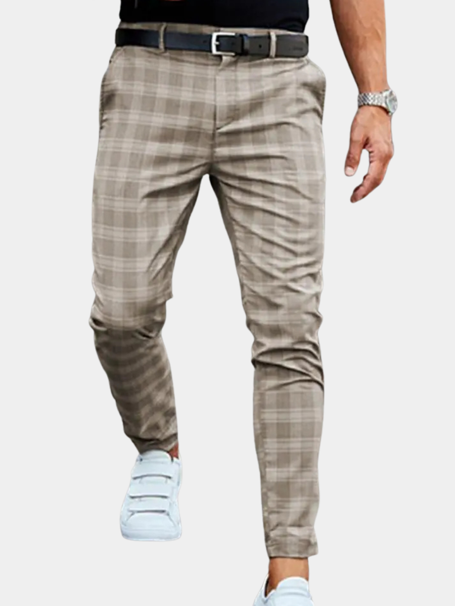 Marchmel | Pantalon Décontracté À Carreaux Pour Homme