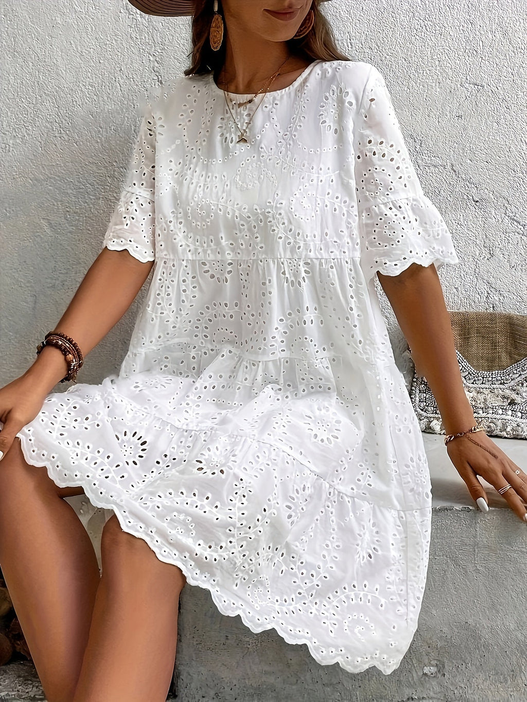 Marchmel | Femme Robe Breezy avec Œillets
