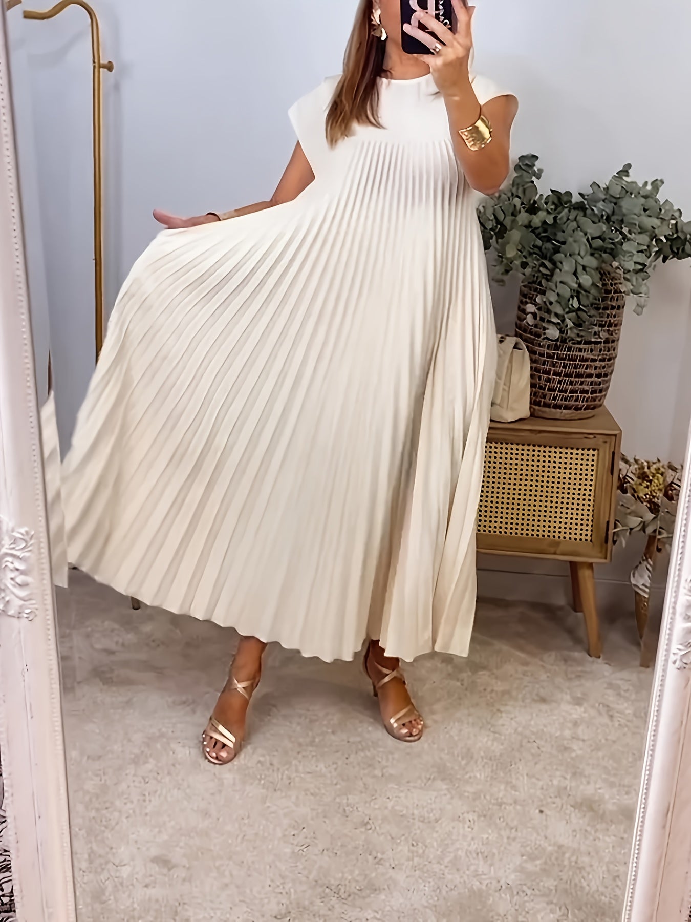 Marchmel | Femme Robe Plissée Fluide