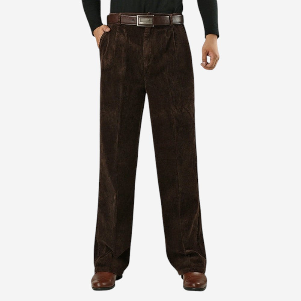 Marchmel | Homme Pantalon Large Velours Côtelé
