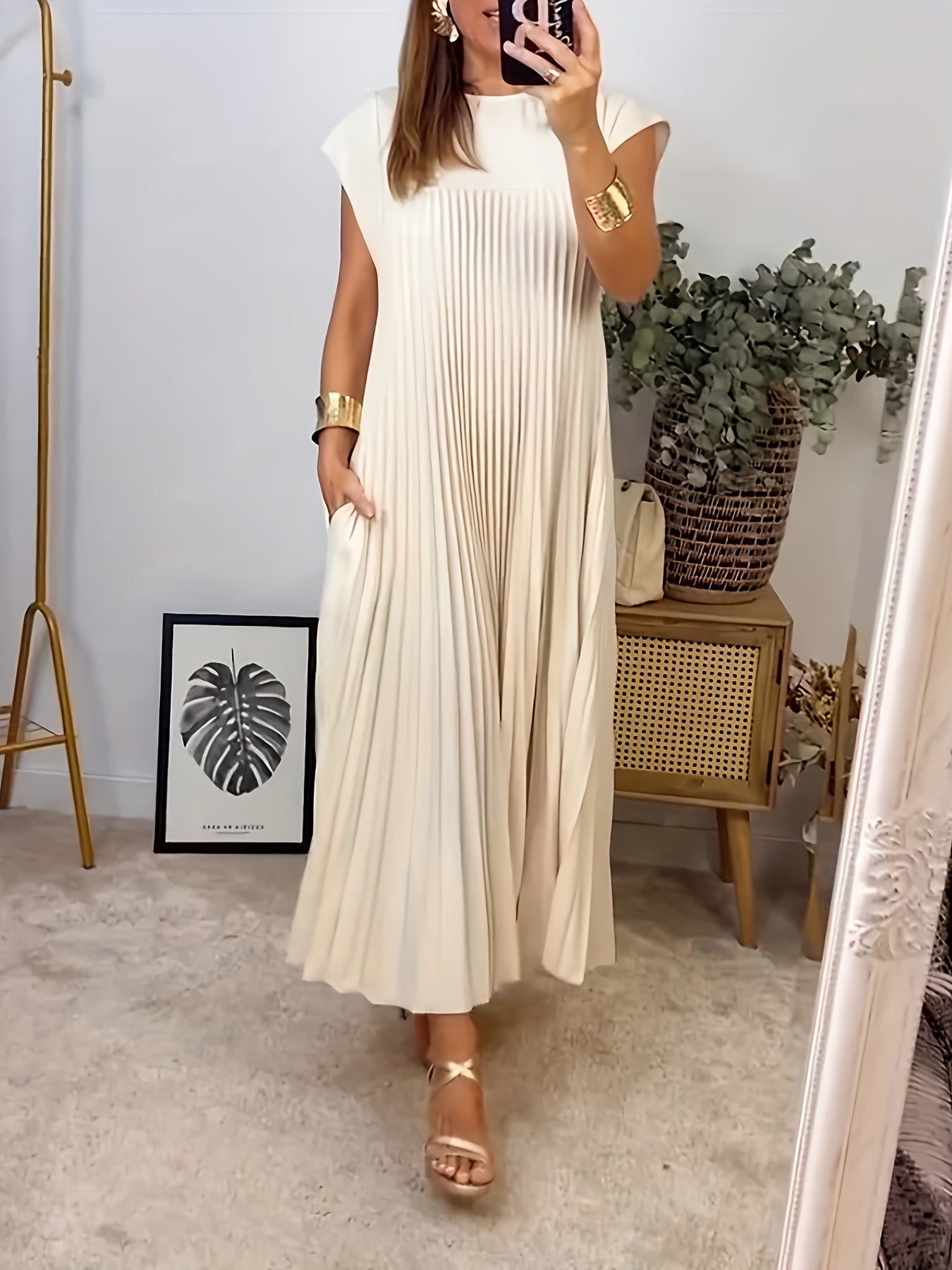 Marchmel | Femme Robe Plissée Fluide