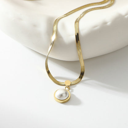Collier de clavicule plaqué sous vide pour femmes