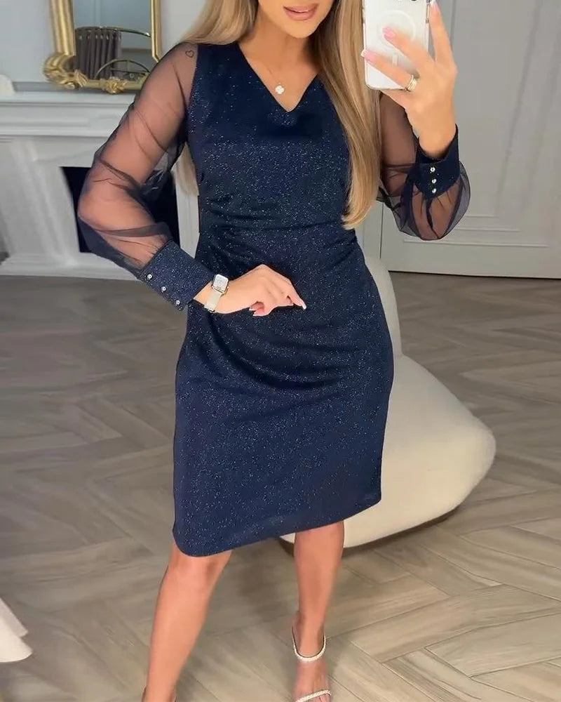 Marchmel | Femme Robe Scintillante et Élégante