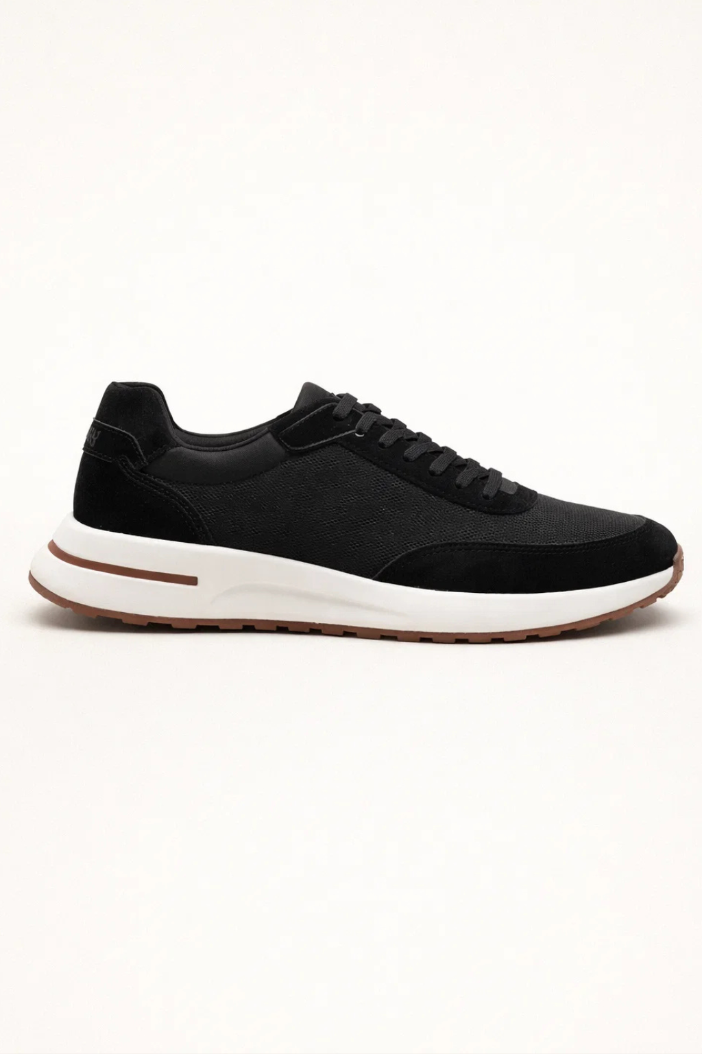 Giuliano Sneaker Ville Suède Noire
