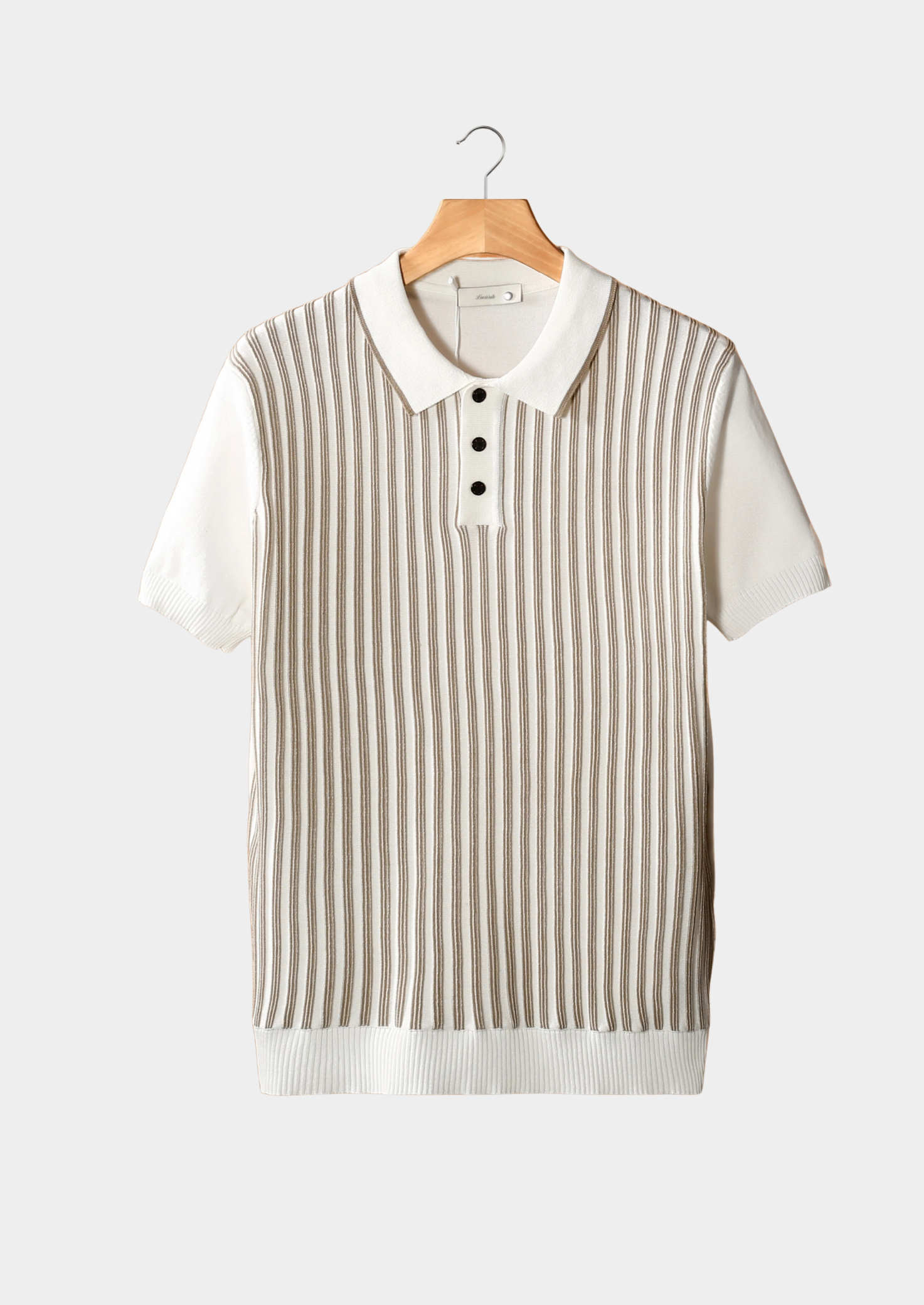 POLO A RIGHE VERTICALI BIANCHE