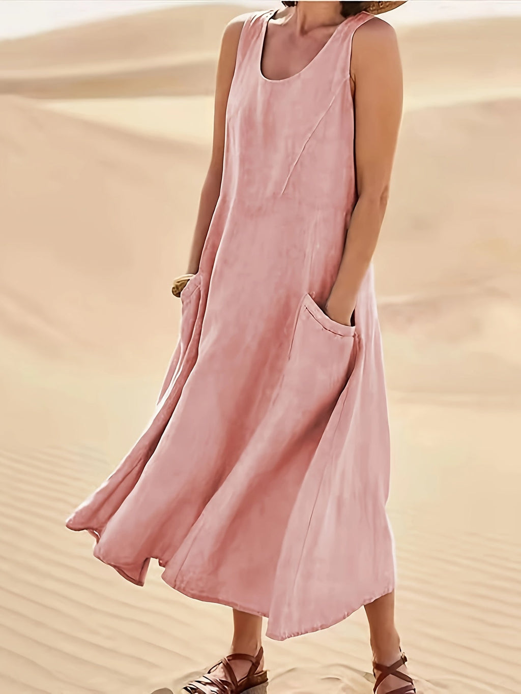 Marchmel | Femme Robe en Lin Aérée