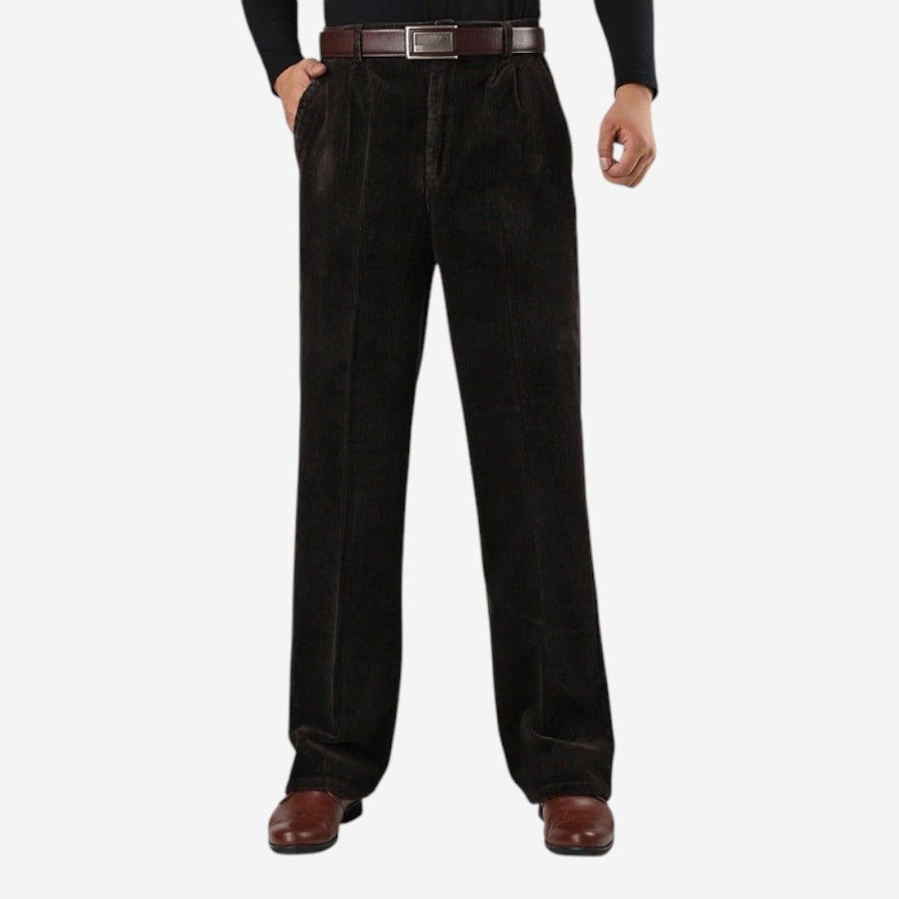 Marchmel | Uomo Pantalone Largo Velluto a Coste