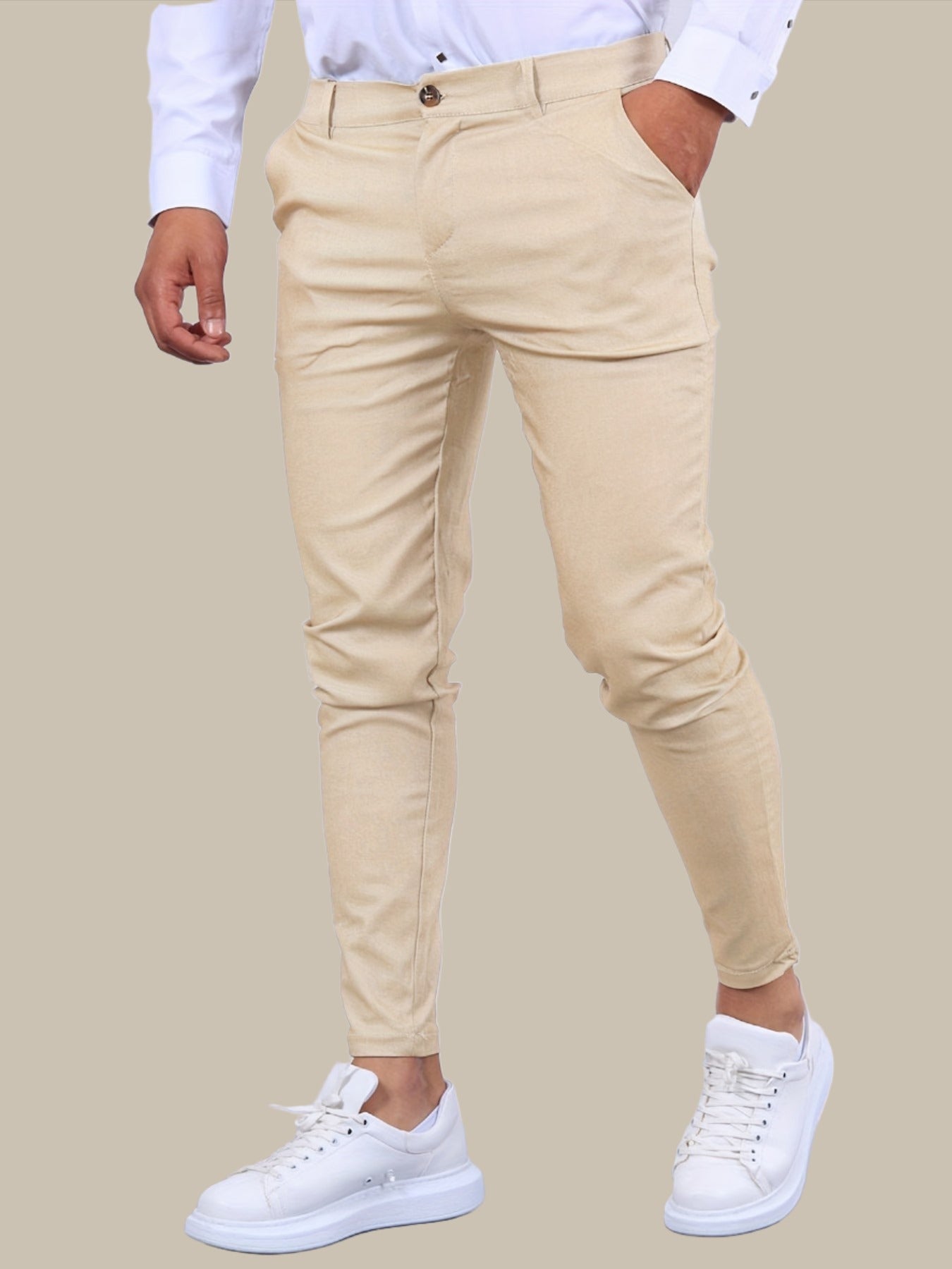Marchmel | Uomo Pantalone Invernale Taglio Skinny Stretch Premium