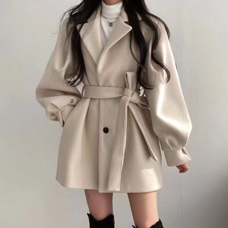 Manteau de style hepburn pour femmes