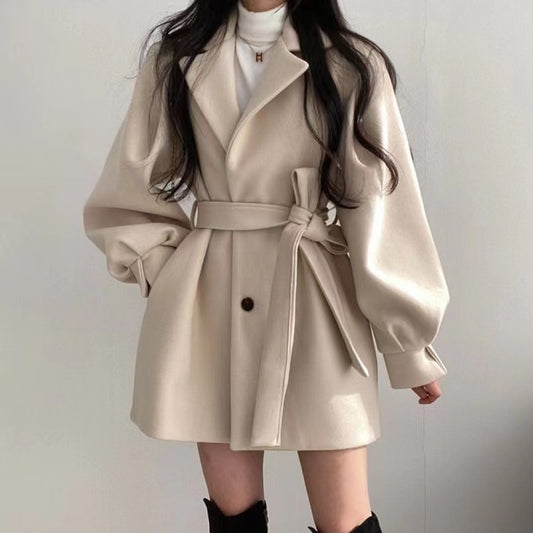 Manteau de style hepburn pour femmes
