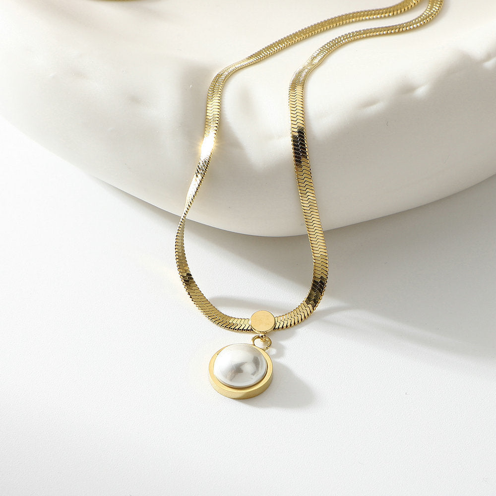 Collier de clavicule plaqué sous vide pour femmes
