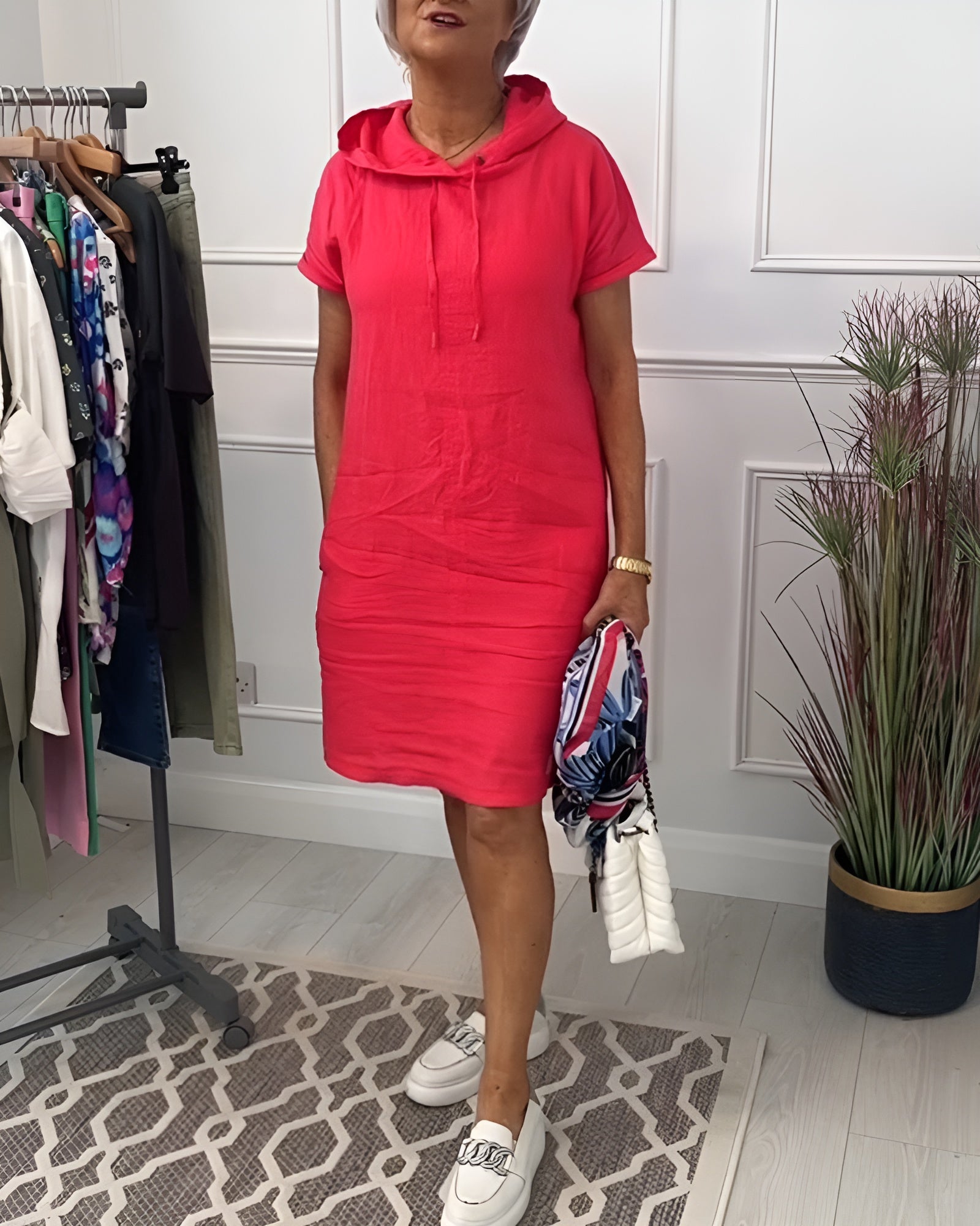 Marchmel | Donna Abito con Cappuccio Casual