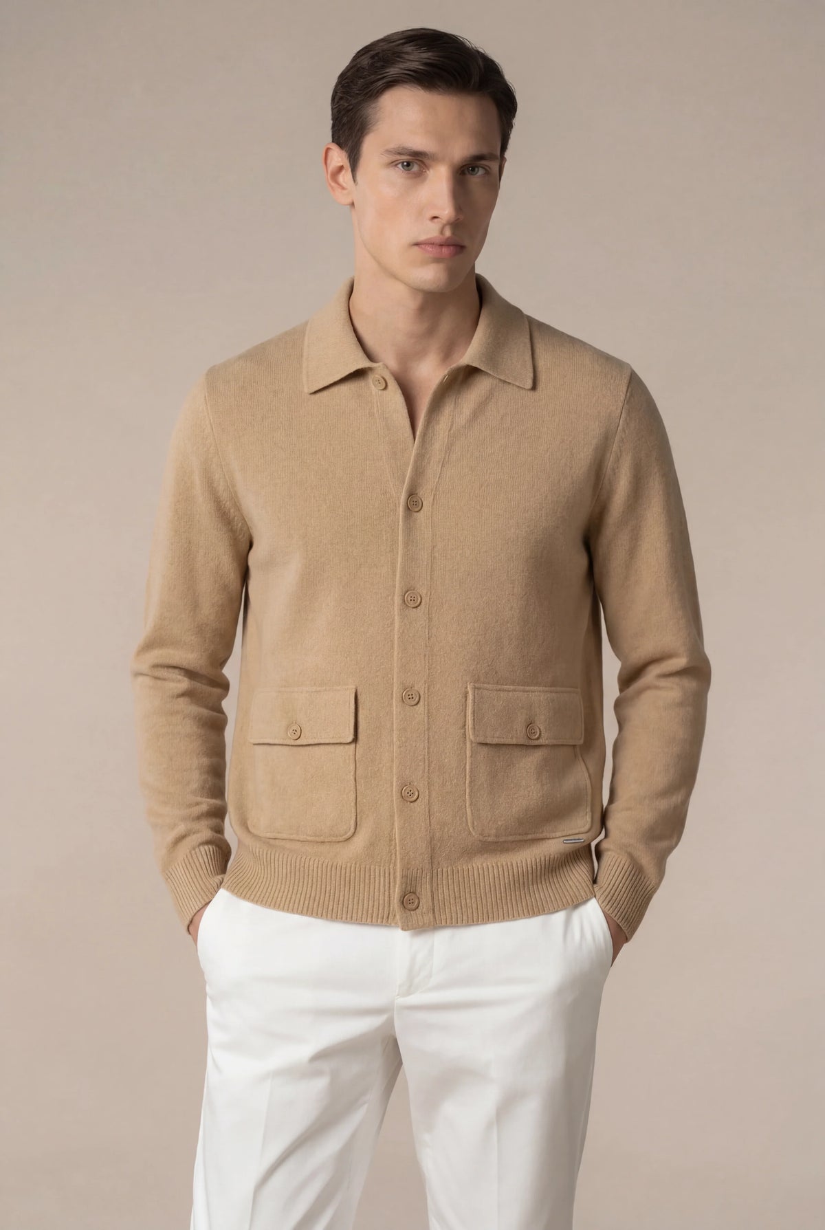 Cardigan Miliano Camel