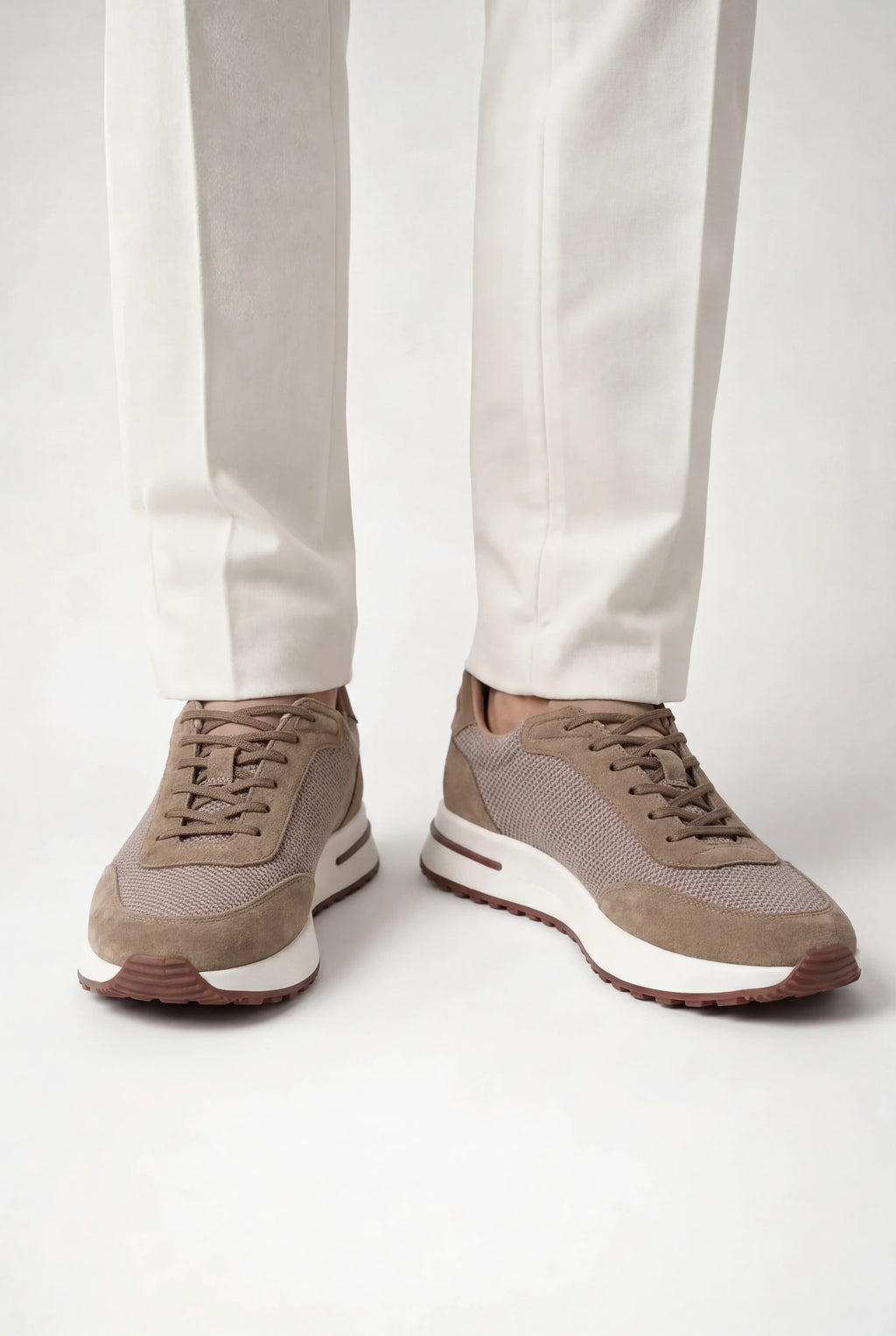 Sneaker Citadine Suede Giuliano Beige