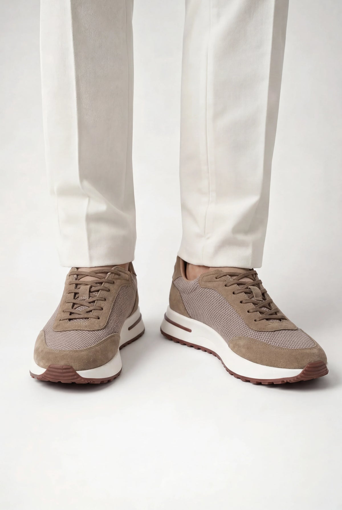 Sneaker Citadine Suede Giuliano Beige