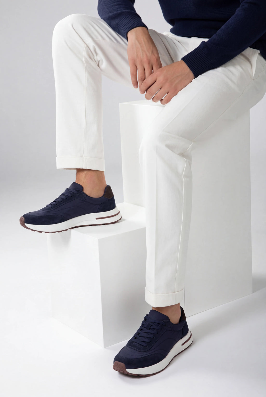 Marchmel | Zapatillas Rafelo azul noche para hombre