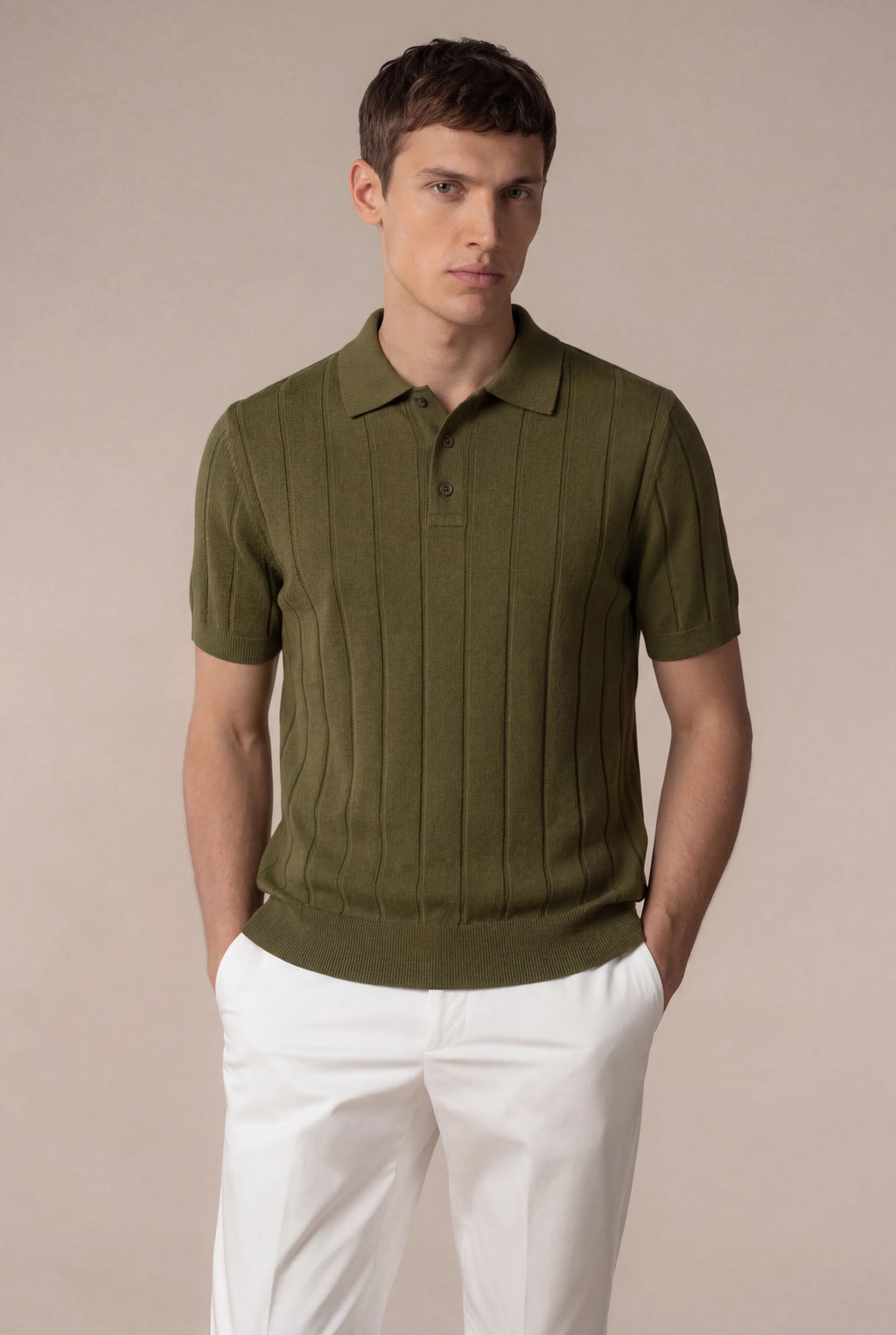 Marchmel | Polo Cassiano verde para hombre